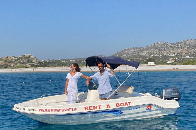 Private Rent a Boat Without License - Explore Rhodes Stunning Coastline
