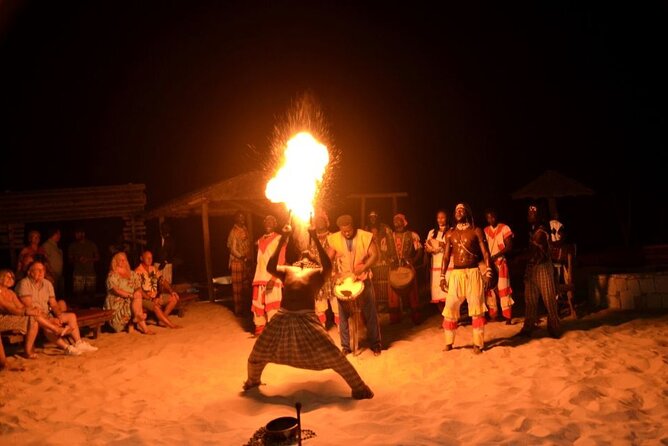 Sunset Dinner With African Show - Key Points