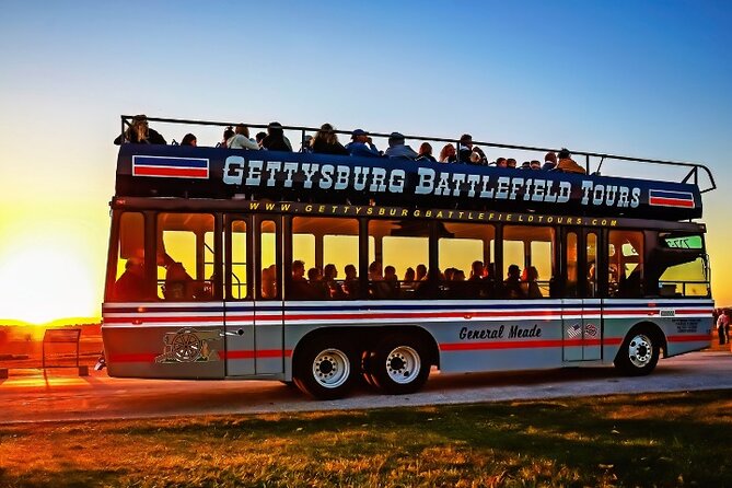 Sunset Double Decker Bus Tour in Gettysburg - Good To Know