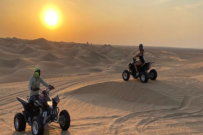 Sunset Quad Bike Safari With Camel Trek, Live Shows and Dinner - Good To Know