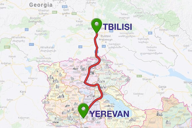 Transfer Yerevan-Tbilisi or Vice Versa - Key Points