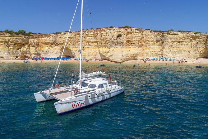 Vilamoura Sightseeing Cruise With Beach BBQ With Open Bar - Key Points