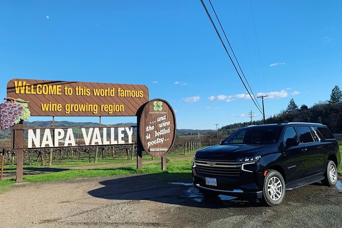 Winery and Vineyard Transportation in Luxury Full Size Black SUV - Good To Know