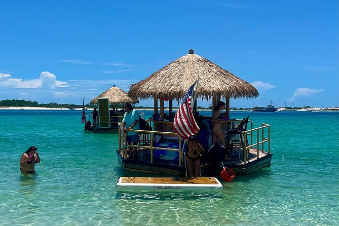 3 Hour Cruise, Snorkel, Swim/Float Sandbar – Tandem Tiki Option