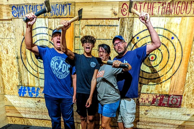 90 Minute Axe Throwing Guided Experience St Pete Hatchet Hangout - Experience Overview