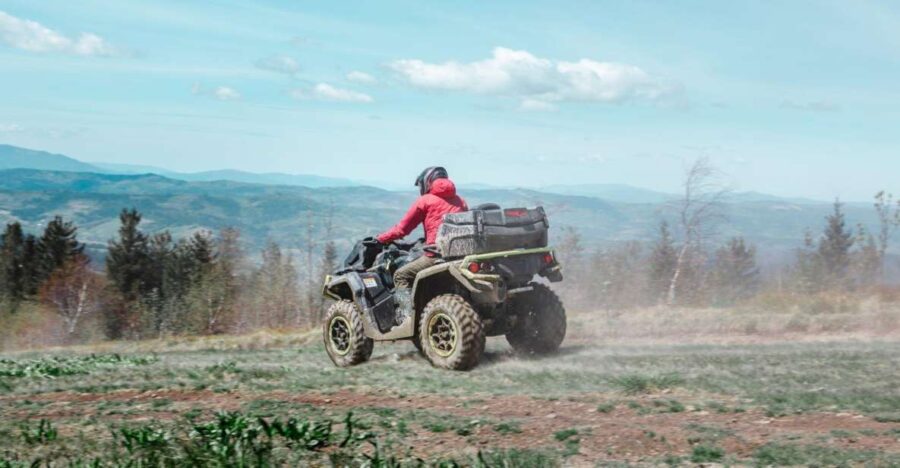 Agadir or Taghazout: Beach and Sand Dune Quad Biking W/Tea