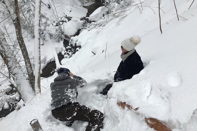 Art of Ice ” Nanajo Shichijo Otaki Snowshoe Tour Difficulty (Medium)