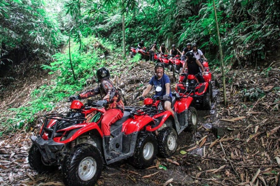 ATV Quad Bike Bali With Waterfall Gorilla Cave and Lunch