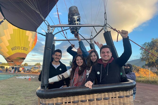 Balloon Flight at Sunrise Over Teotihuacan