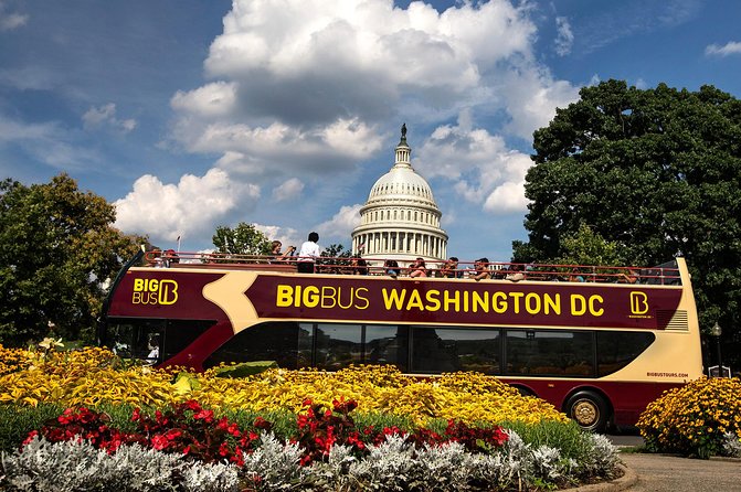 Big Bus DC: Hop-On Hop-Off Sightseeing Tour With 17 Stops