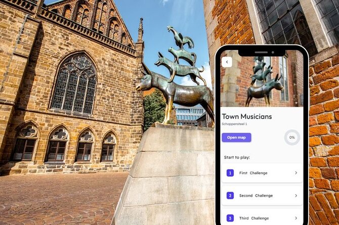 Bremen Exploration Private Game and City Tour on Your Phone