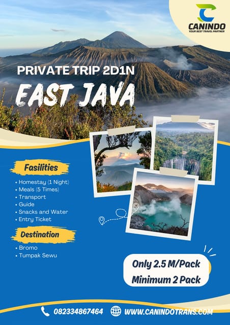 Bromo Tumpak Sewu Start From Malang/Surabaya and Banyuwangi