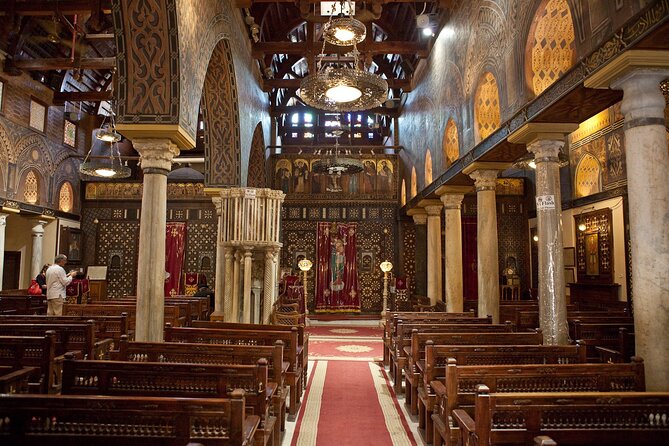 Cairo Combo Tour to Giza Pyramids, Sphinx, Egyptian Museum & Coptic Cairo+ Lunch