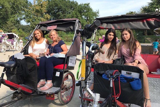 Central Park Private Pedicab Tour for 1 Hour - Tour Overview