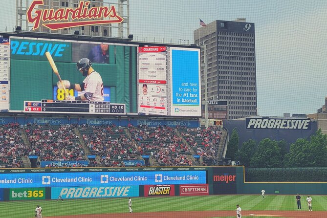 Cleveland Guardians Baseball Game Ticket Review
