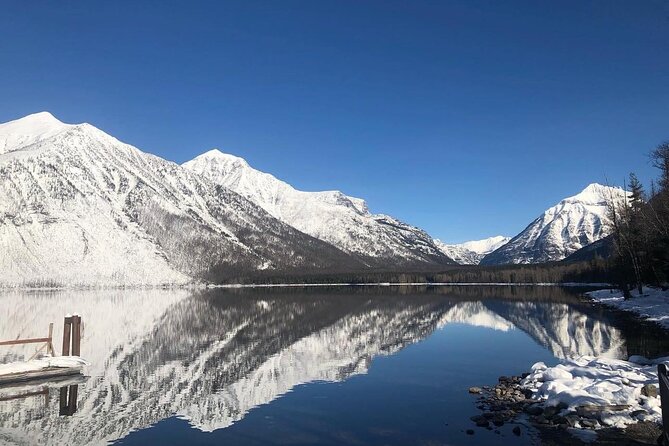 Combo: Scenic Drive & 2hr Snowshoeing Tour in Glacier National Park