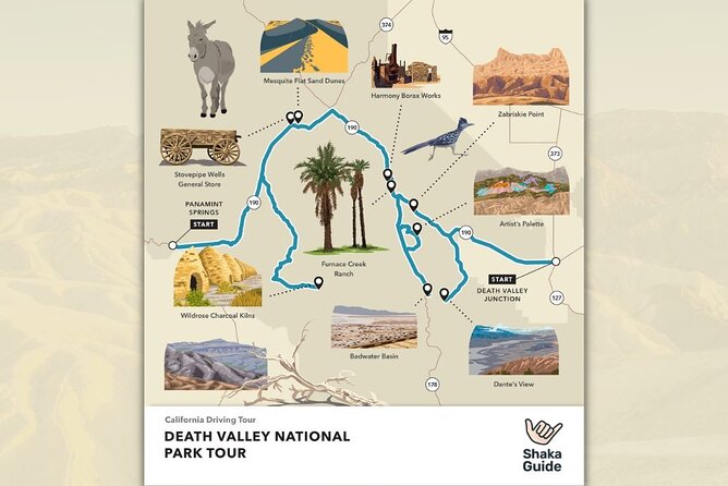 Death Valley National Park Audio Guided Driving Tour - Tour Overview