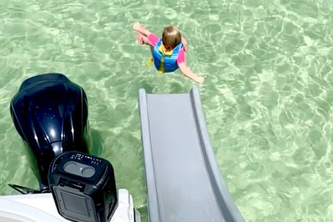 Destin- Private Chartered Slide Pontoon Boat-Up to 6 Guests
