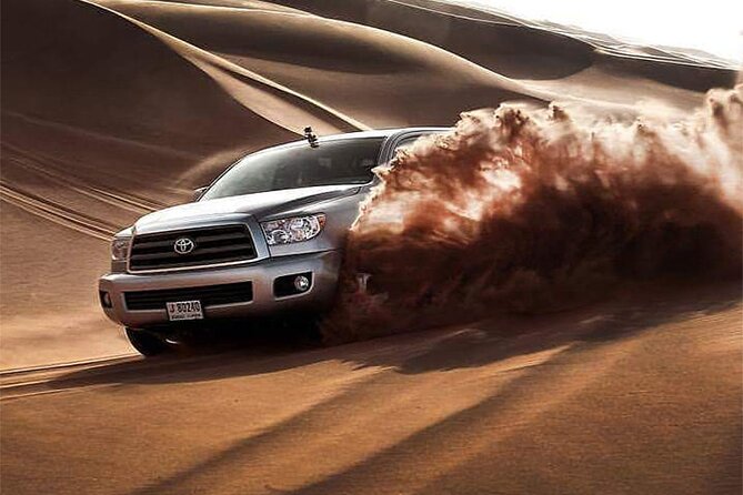 Dubai Desert 4×4 Dune Bashing, Sandboarding, Camel Riding, Dinner