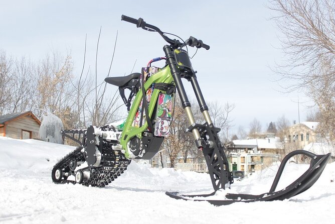 EV Snow Bike Riding Experience With Lunch