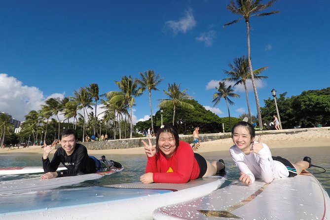 Exclusive Group Surfing Lesson With Waikiki Courtesy Shuttle