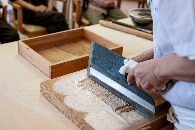 Experience Big Soba Knife Soba Making Class in Tokyo Kappabashi