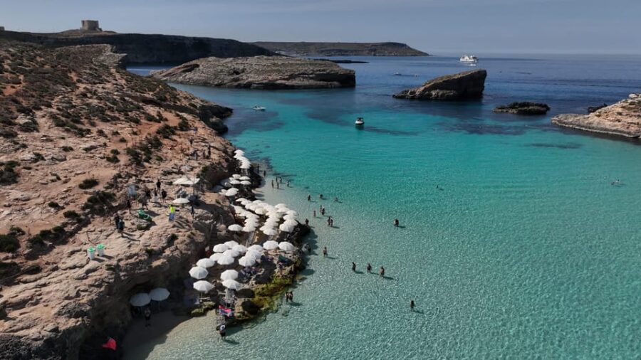 Ferry Service to Blue Lagoon (Opt. Stop in Gozo)& Caves Trip