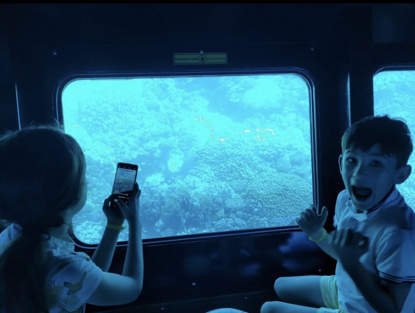 From El Gouna: Royal Seascope Submarine With Snorkel Stop