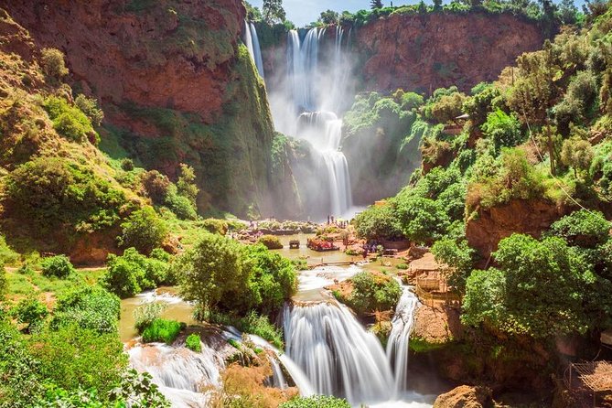 From Marrakech :Ouzoud Waterfalls ;Local Guide. Cruise Boat