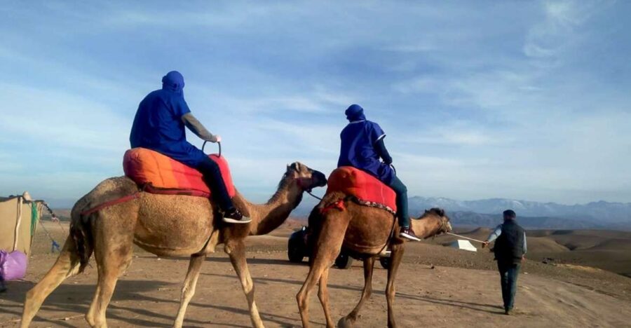 From Marrakech: Sunset Camel Ride in the Agafay Desert
