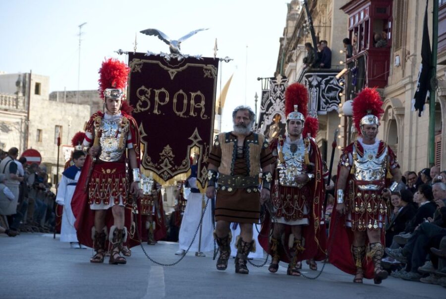 Good Friday Easter Procession With Commentary and Transport