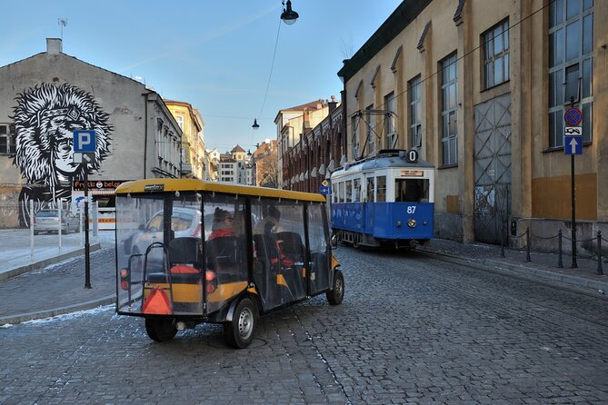 Group Tour Around Krakow by Golf Cart and Visit in Schindler Museum With Ticket
