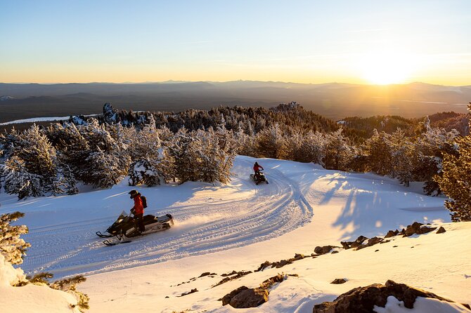Guided Snowmobile Tours In The National Volcanic Monument