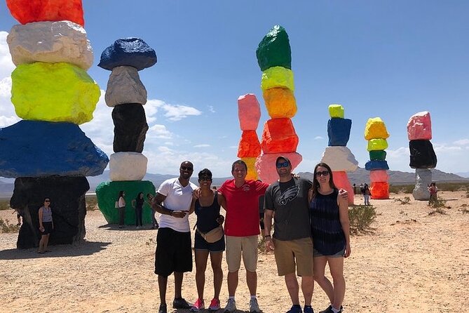 Hoover Dam With Walk on Top and Seven Magic Mountains VIP Tour
