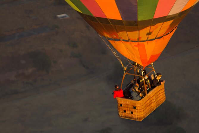 Hotair Balloon Flight Above Teotihuacan