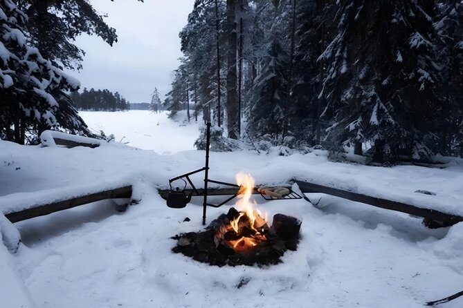 Ice-Fishing in Levi With Making a Finnish Fish Soup