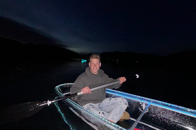 Illuminated Glass Kayak Sunset Tour Near Glacier Natl Park