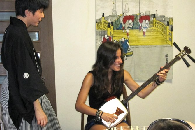 Japanese Traditional Music Show Created by Shamisen - Exploring the Shamisen Instrument