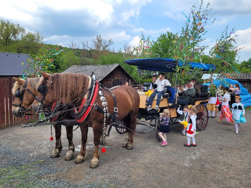 KarlšTejn Castle by Horse Carriage