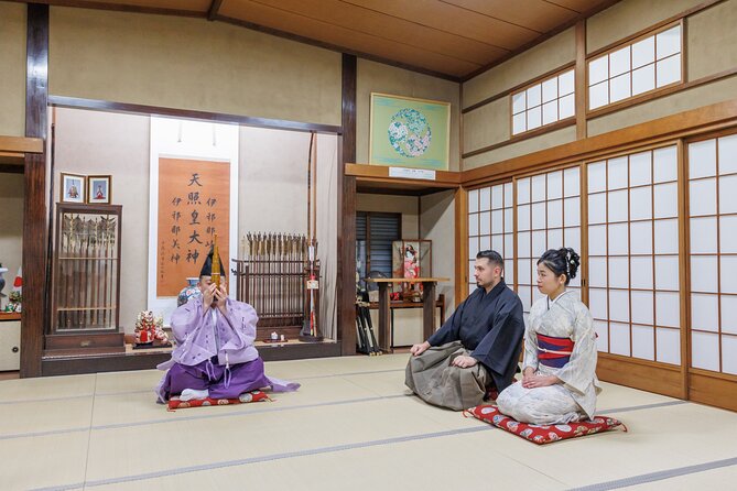 Kimono Photo Session Experience Japanese Culture Inside a Shrine