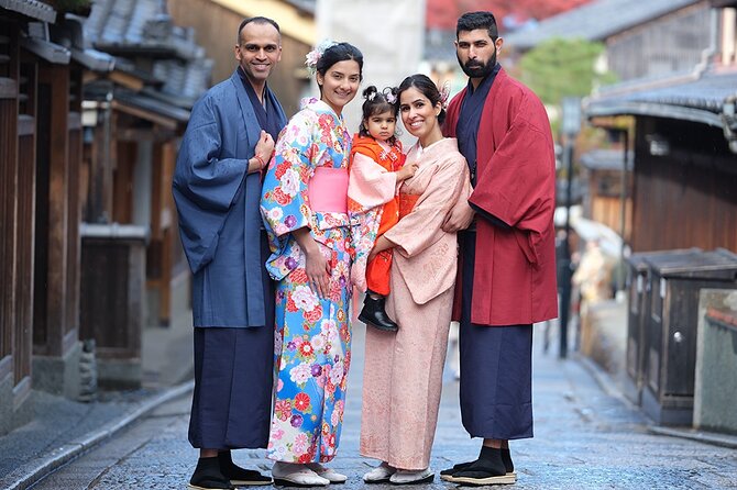 Kyoto Kimono Rental Chamatsu Family Package