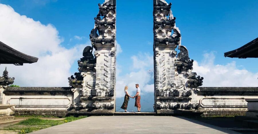 Lempuyang Temple,Water Temple & Tirta Empul Temple,Waterfall