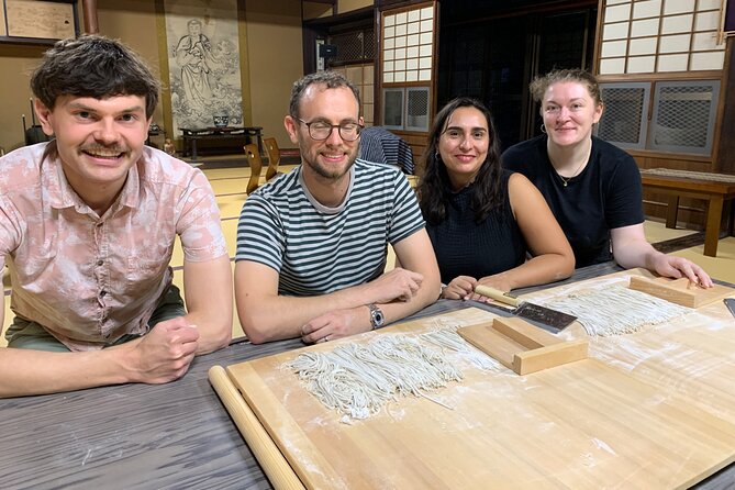 Making Soba Noodles at Temple