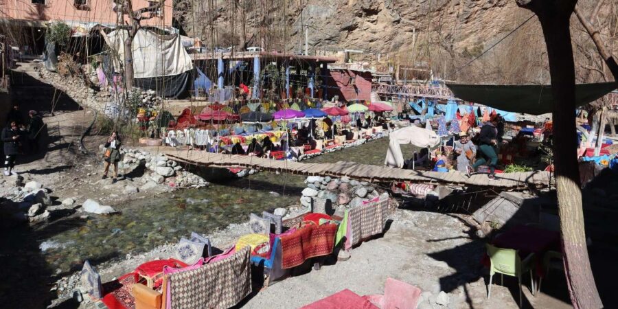 Marrakech Ourika Valley Waterfall Guided Tour and Lunch