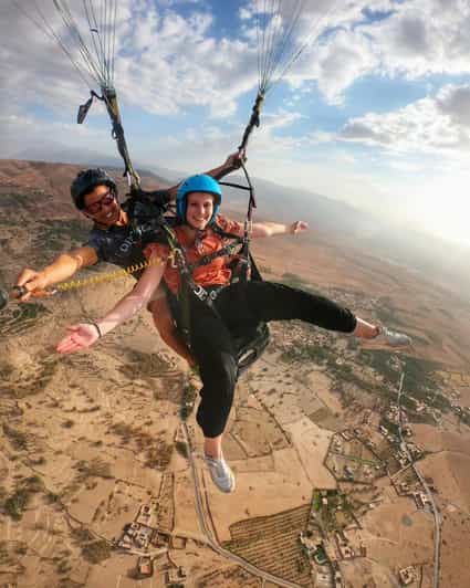 Marrakech: Paragliding, Camel Ride, and Berber Camp Tour