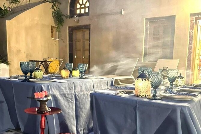 Mediterranean Voyage BBQ Party in Santorini Island