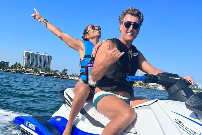 Miami Jet Ski Rental With a Pontoon Boat Ride – No Hidden Fees