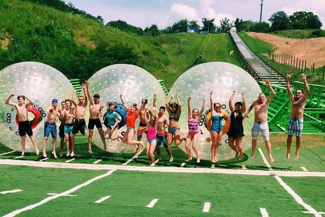 Outdoor Gravity Park Zorbing Admission Ticket in Pigeon Forge