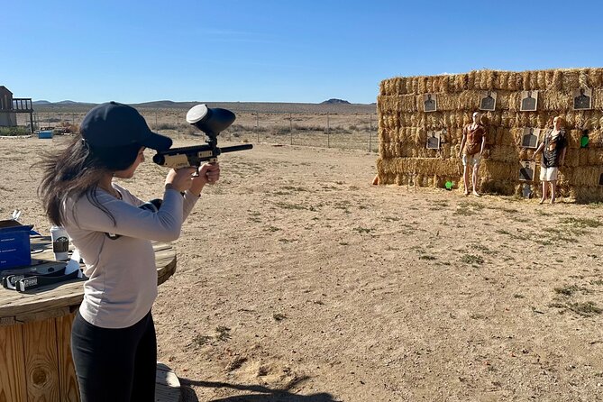 Paintball Target Shooting Experience in Joshua Tree