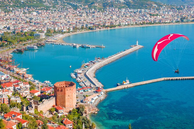 Paragliding Experience W/Swimming at Cleopatra Beach F/Antalya